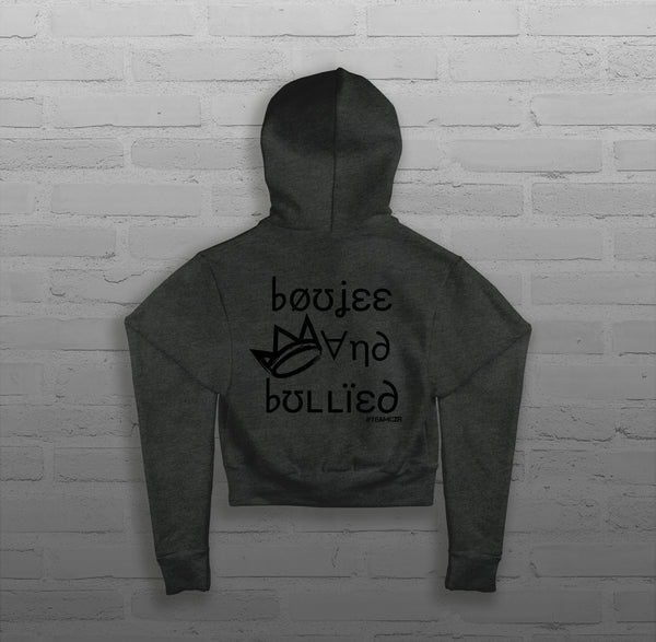 Boujee & Bullied - Women - Cropped Hoodie