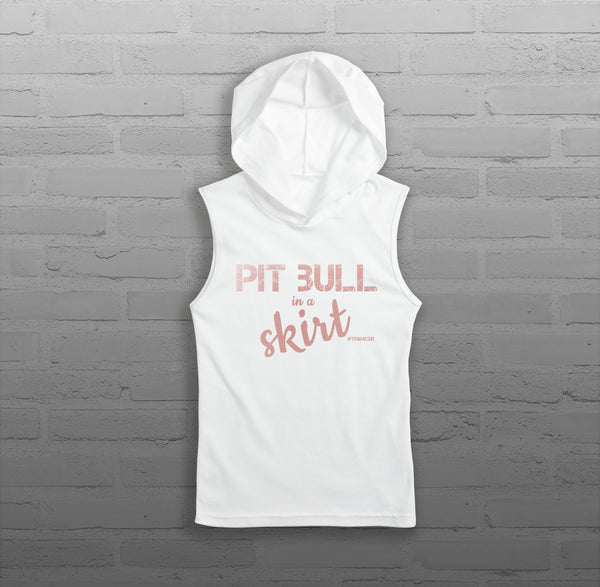 Pit Bull in a Skirt - Women - Sleeveless Hoodie
