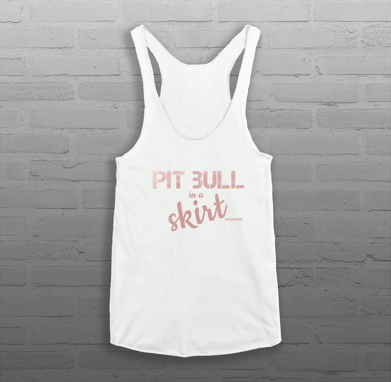 Pit Bull in a Skirt - Women - Tank Top