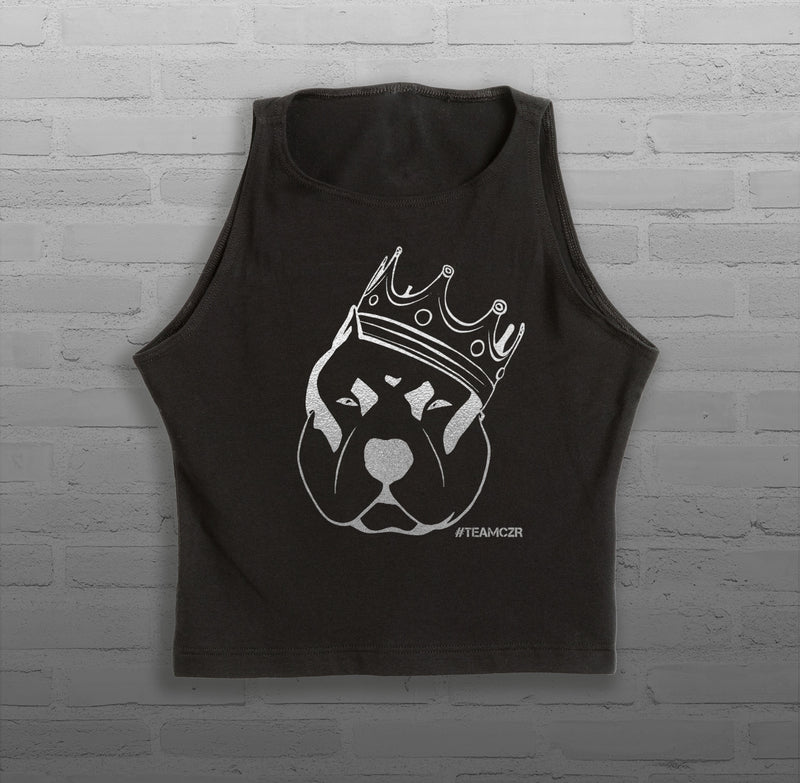 Royalty King CZR - Women - Sleeveless Crop Top