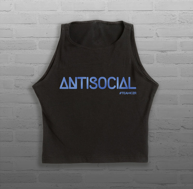 Antisocial - Women - Sleeveless Crop Top